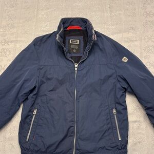 Bugatti Men's Dark Blue Windbreaker